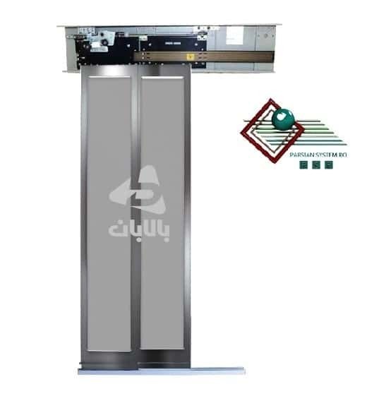 [HAA-00003] Hydra 11 L800 Landing Door — Two-panel, 2000, RAL 7032, Glass