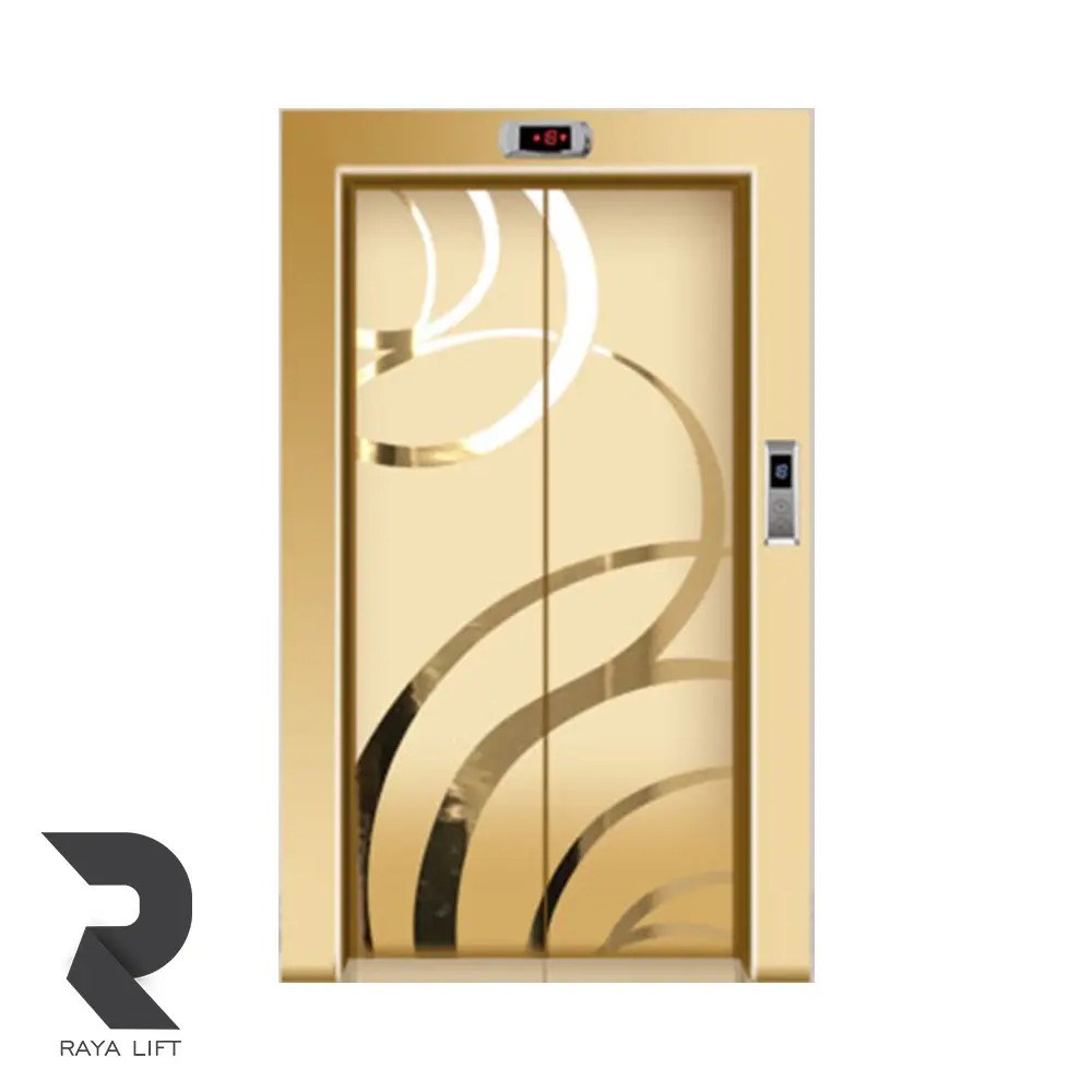 [HAA-00126] Fully Automatic Landing Door — Stainless Steel Clad