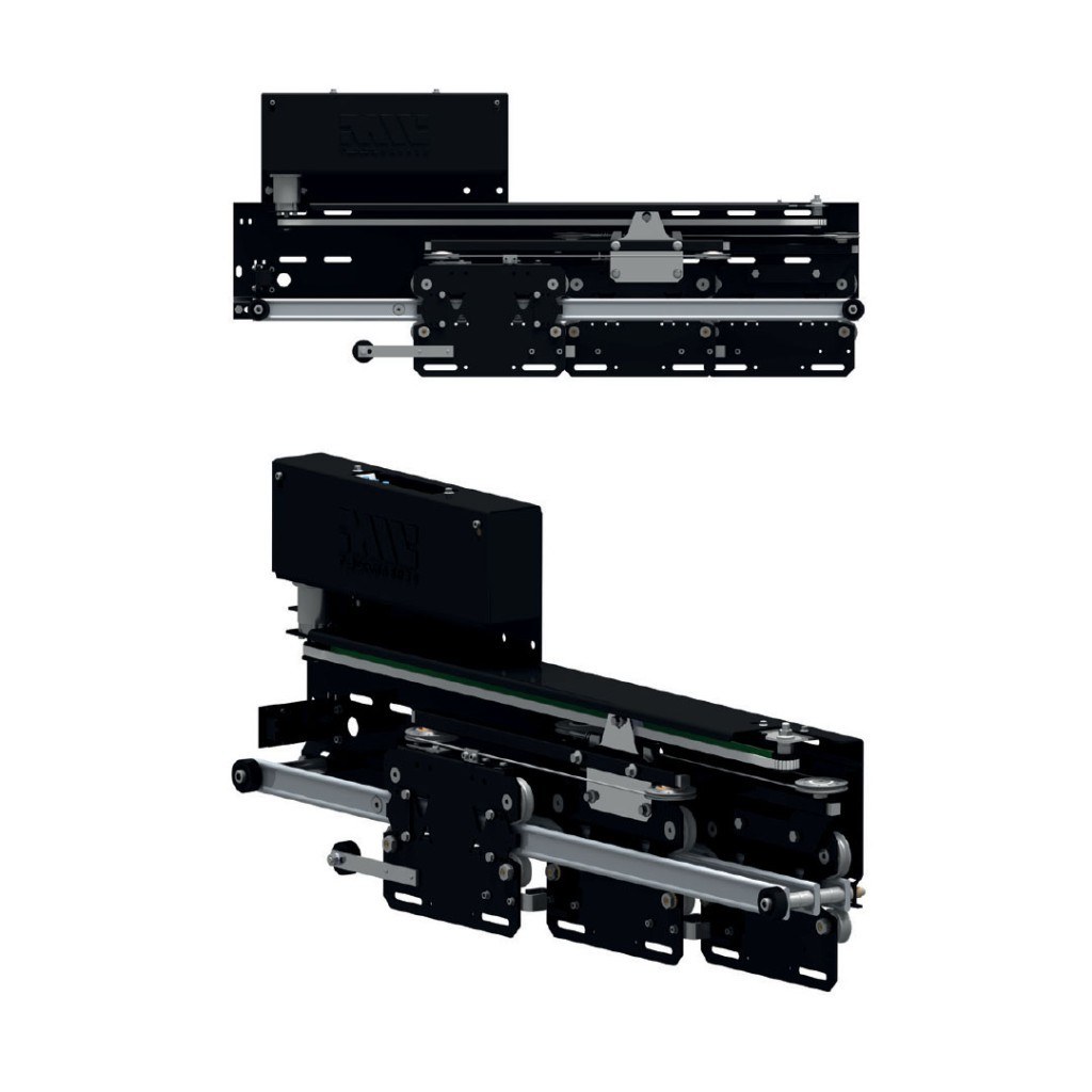 [HAA-00235] درب کابین نیمه‌اتوماتیک بهران BN750 800×2600 میلی‌متر بازشو چپ سه لته