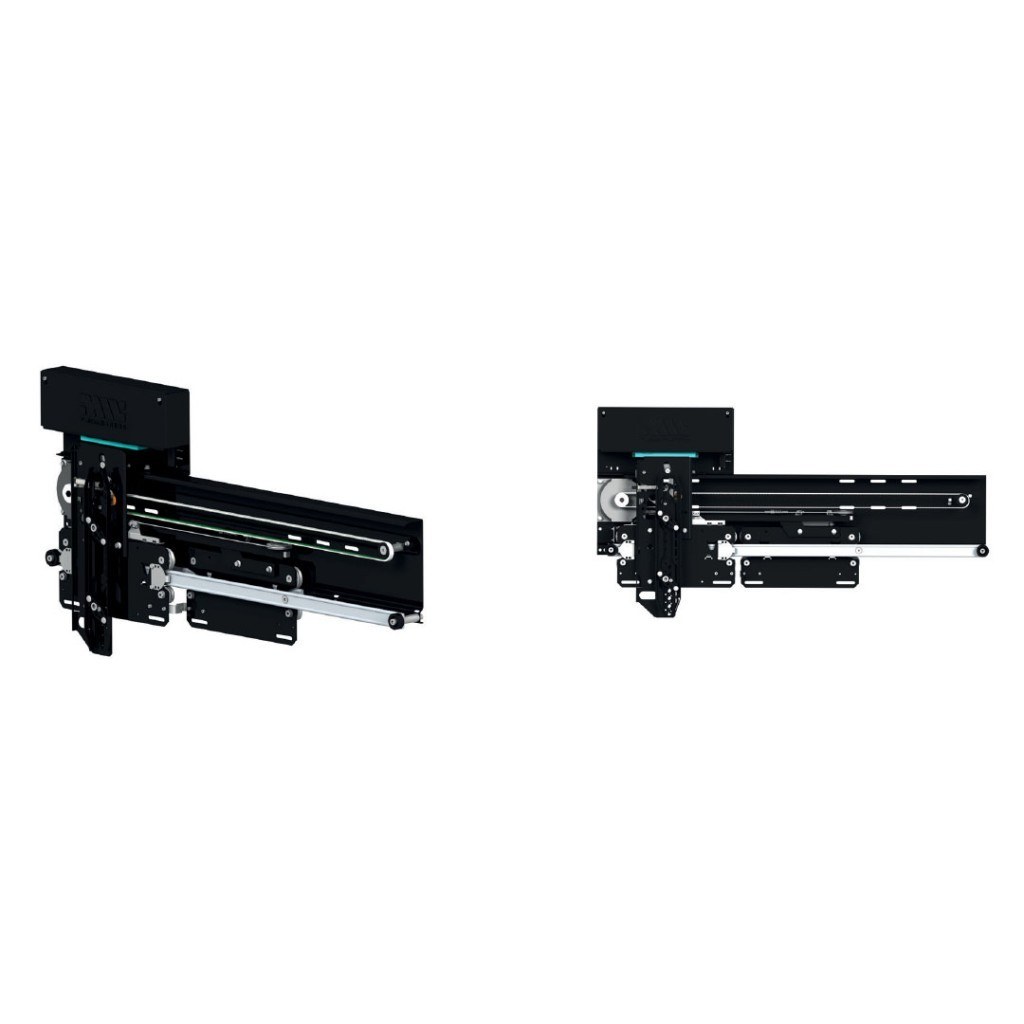 [HAA-00246] درب کابین اتوماتیک تلسکوپی بهران BH550 800×2700 میلی‌متر بازشو راست دو لته