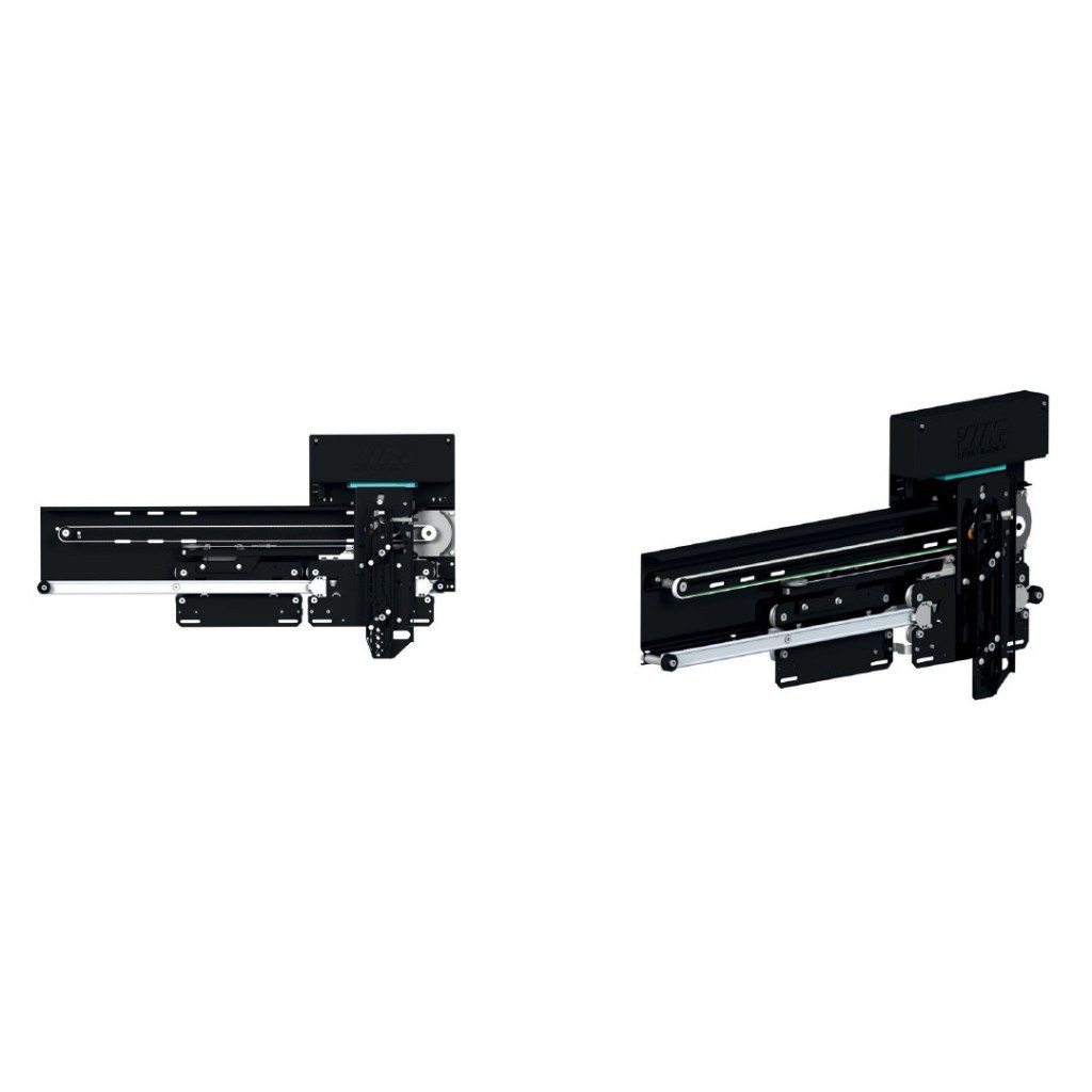 [HAA-00251] درب کابین اتوماتیک تلسکوپی بهران BH550 900×2700 میلی‌متر بازشو چپ دو لته