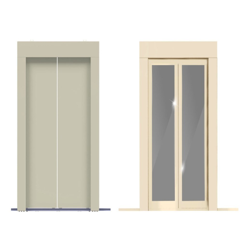 [HAA-00256] درب طبقه اتوماتیک سانترال بهران BZ100 900×2300 میلی‌متر دو لته