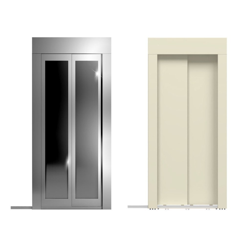 [HAA-00266] Behran Automatic Telescopic Landing Door BZ500 900×2300 mm Left-Opening Two-Panel